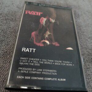 RATT S/T 1983 CASSETTE TAPE